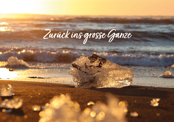 Zurück ins grosse Ganze - Faltkarte